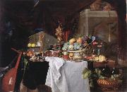 Jan Davidz de Heem Table with desserts china oil painting reproduction